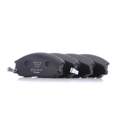 Image of 0K52Y3523Z, 5810126A00, 5810126A10, 5810126A20, 5810126A30 Brake pad set BREMBO P 30 013 with acoustic wear warning without accessories