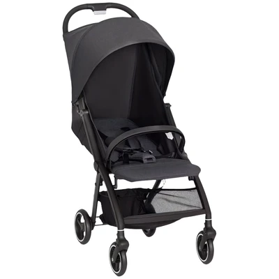 Image of AIYAPLAY Travel Stroller with Easy Folding, Lightweight Pushchair Dark Grey