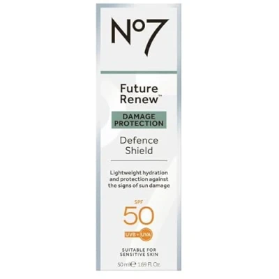 Image of NO7 FUTURE RENEW DAMAGE PROTECTION DEFENCE SHIELD SPF50
