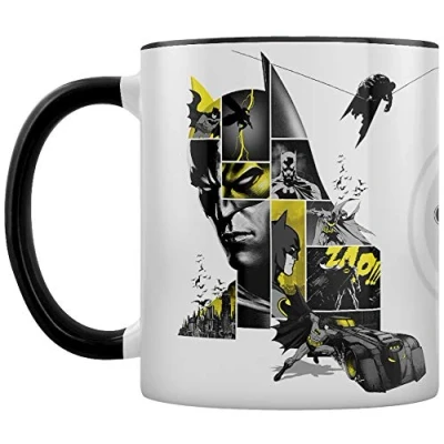 Image of Batman MGC25694 11Oz Inner Mug, Ceramic, 11 Fluid_Ounces, Multi Coloured