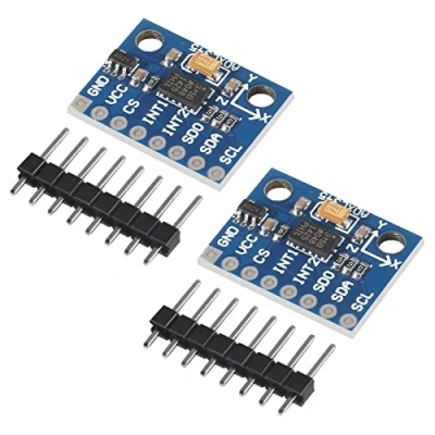 Image of 2Pcs GY 291 ADXL345 3 axis Digital Three Acceleration of Gravity Tilt Inclination Module IIC/SPI Transmission