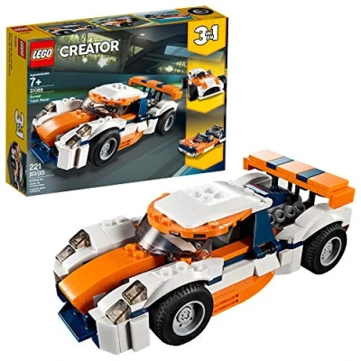 Image of LEGO Creator 3in1 Sunset Track Racer 31089 Building Kit , New 2019 (221 Piece)