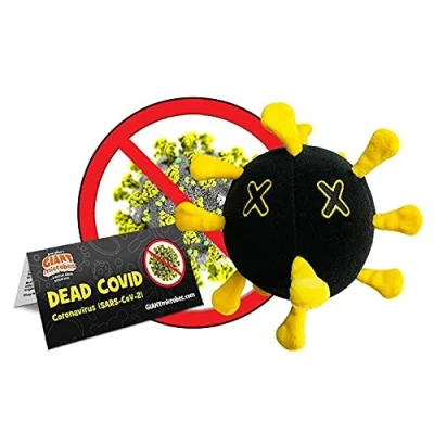 Image of Giant Microbes Dead COVID 19 Virus Original Plush Soft Toy Educational Gift 13cm