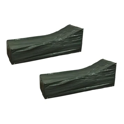 Image of Selections Pack of 2 x Waterproof Sunbed Covers in Green