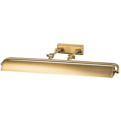 Image of Winchfield 4 Light Large Picture Aged Brass