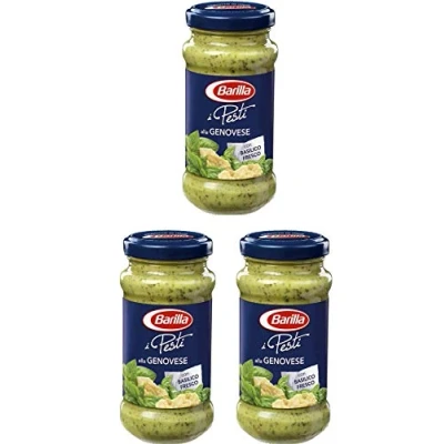 Image of 3X Barilla Pesti alla Genovese Italian Pesto Sauce for Pasta 190g Ready to Eat!