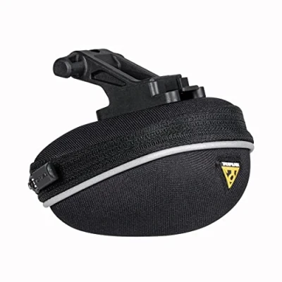 Image of Topeak ProPack with Fixer F25 Seat Pack Black/Silver, Micro, 12.5 x 9 8 cm/0.3 Litre