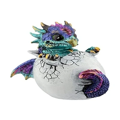 Image of Puckator Elements Hatching Dragon Egg Home Decoration Ornaments Resin Accessories Living Room Fantasy Gifts For Men