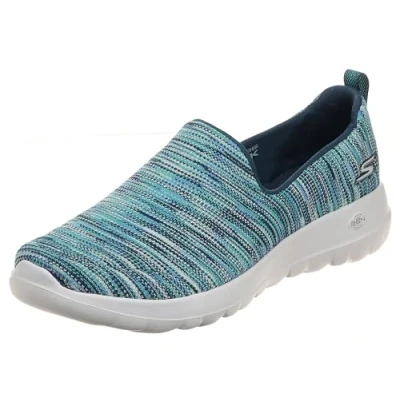 Image of Skechers Women s Go Walk Joy 15615 Sneaker, Navy Multi, 6.5 UK