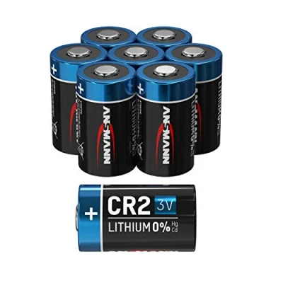 Image of ANSMANN CR2 Lithium Batteries CR15H270 DLCR2, Pack of 8, Special for Sensors, Electronic Locks, Flashlight, Electrical Devices