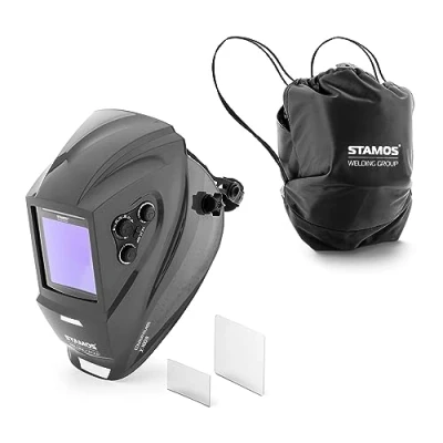 Image of Stamos Welding Group Colour Glass X 100B Helmet Coloured Field of View Automatic Mask