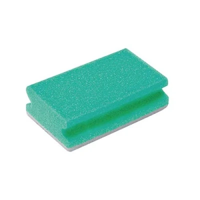 Image of Finger Grip Scourers 130x70x40mm Green (Pack of 10) SPCAGN60I+ Free Finchley Pen