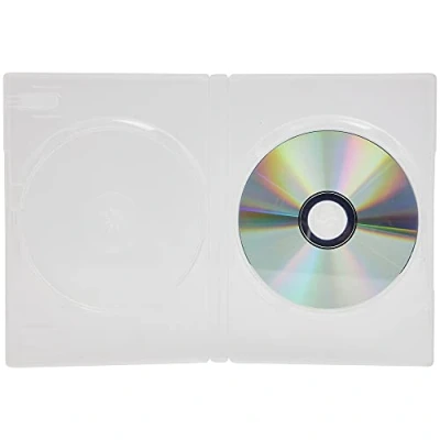 Image of 5 x Dragon Trading Clear Double CD DVD Blu Ray Disc Cases with A 14mm Spine and Outer Sleeve for Artwork Inlay