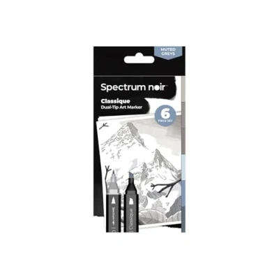 Image of Crafter&#039;s Companion Spectrum Noir Classique 6pc Muted Greys