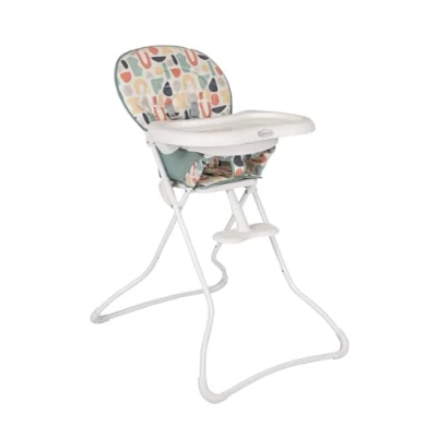 Image of Graco Snack N&#039; Stow Highchair with Compact fold, Lightweight at only 5.4kg and freestanding Playtime Fashion