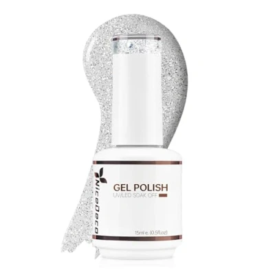 Image of Nicedeco Gel Nail Polish, 15ml UV/LED Soak Off Polish Art Manicure Pedicure, Salon &amp; Home Use Long Lasting Easy to Apply 007