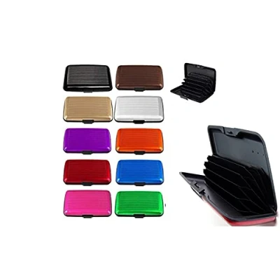 Image of V VAPE Credit Card Wallet Holder RFID Blocking (RED)