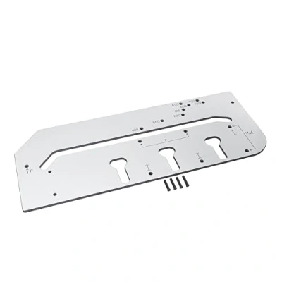 Image of Solid Laminate 700mm Worktop Cutting Jig Precision DIY Kitchen Perfect for All Materials Centering Pegs Included