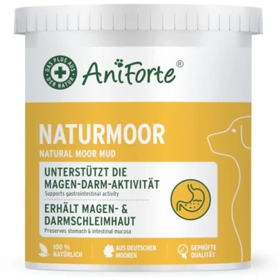 Image of AniForte healing Moor for dogs 1200g Improves the condition of faeces, digestion, immune system, gastrointestinal activity, stimulates appetite Natural clay with high acceptance