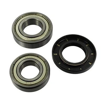 Image of SPARES2GO 2nd Type Drum Bearing &amp; Oil Seal Kit for Zanussi Washing Machines (6207ZZ 6206ZZ)