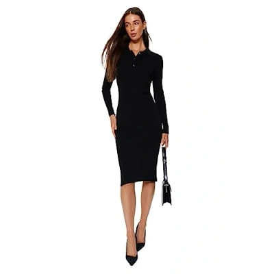 Image of Trendyol FeMan A line Slim fit Knitwear Dress,Black,L