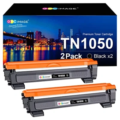 Image of GPC Image Compatible Toner Cartridges Replacement for Brother TN1050 HL 1112 1110 DCP 1610W 1510 1210W MFC 1810 1212W 1910W 1612W 1512 (Black, 2 Pack)