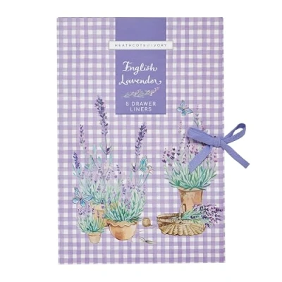 Image of Heathcote &amp; Ivory English Lavender Scented Drawer Liners