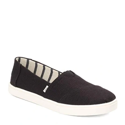 Image of TOMS Women&#039;s Alpargata Cupsole Sneaker, Black, 4 UK