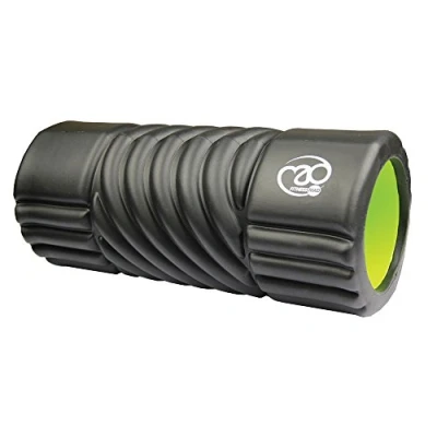 Image of Fitness Mad Spiral EVA Roller Black, 32.2 cm x 14.5