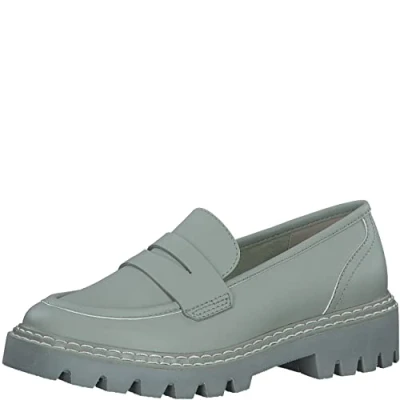 Image of s.Oliver Women&#039;s 5 24703 30 Loafers, Pale Green, UK
