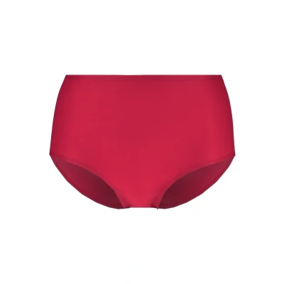 Image of Chantelle HIGH Waist Briefs Briefs, Women&#039;s, Size: One Size, Poppy red