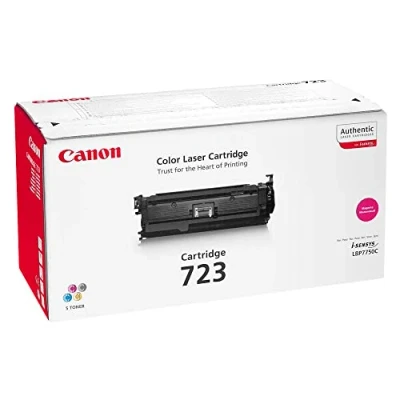 Image of Canon Original Magenta Laser Toner Cartridge 723