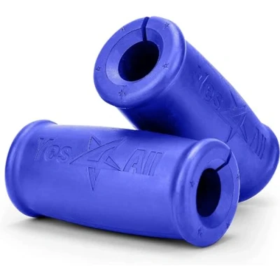 Image of Yes4All WA0A Barbell and Dumbbell bar Grips, 5,6 cm, Blue
