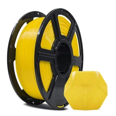 Image of FLASHFORGE 3D Printer Filament, PLA PRO Filament 1.75mm, 1KG Spool (2.2lbs), Dimensional Accuracy +/ 0.02mm for FDM Printers, Better Tenacity &amp; No Knotting (Yellow)