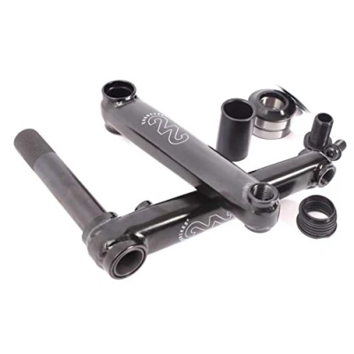 Image of KHEbikes 22 BMX Crank Set 48T MID BB CrMo mm Hollow Axle Laser Logo 816g