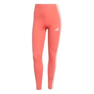 Image of adidas Women&#039;s ESSENTIALS 3 STRIPES COTTON LEGGINGS, semi turbo/white, XL