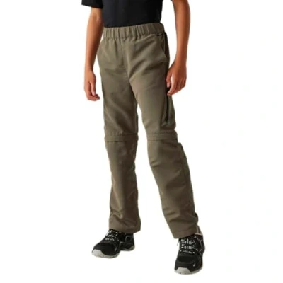 Image of Regatta Kids Quick Drying Sorcer Iii Zip Off Trousers Treetop, Size: 13 Years