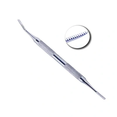 Image of Ingrown Toenail File Double Edge Toe Nail Professional Grade Stainless Steel Chiropody Instruments, Podiatry Blacks