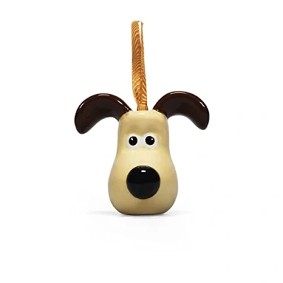 Image of Aardman Collectable Hanging Decorations Wallace &amp; Gromit Shaped Decoration