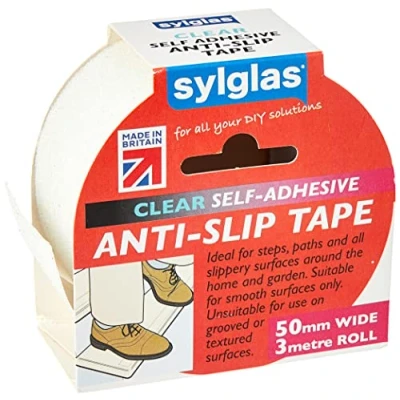 Image of Sylglas ASTCL Anti Slip Tape 50mm x 3m Clear