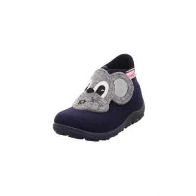 Image of Superfit Baby Boys HAPPY Hausschuhe, BLAU/GRAU 8100