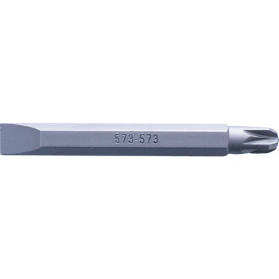 Image of 5x Kennedy No.1 Pozidriv + 4.5mm Slots/Driver Bit 1/4&quot; Hex