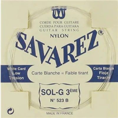Image of Savarez single string for Classic guitar TraditionSavarez strings classical Traditional Concert 523B G3 bass suitable