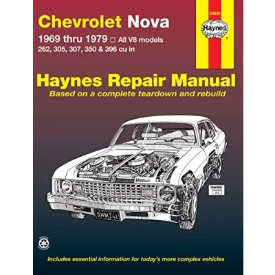 Image of Chevrolet Nova (1969 1979) V8 Haynes Repair Manual (USA) (Paperback)