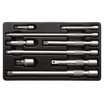 Image of BGS 2253 &quot;Wobble&quot; Extension Bar Set 6.3 mm (1/4&quot;) / 10 (3/8&quot;) 12.5 (1/2&quot;) 9 pcs.