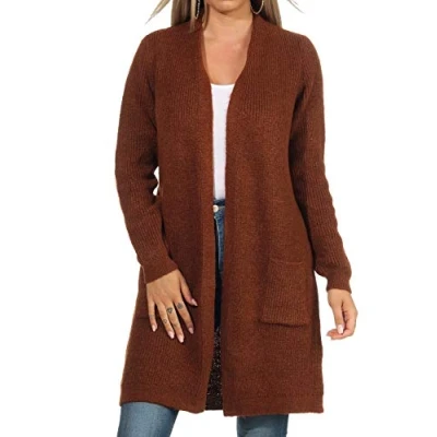 Image of ONLY Onljade LS NOOS Cardigan, Women&#039;s, Size: Medium, Ginger bread