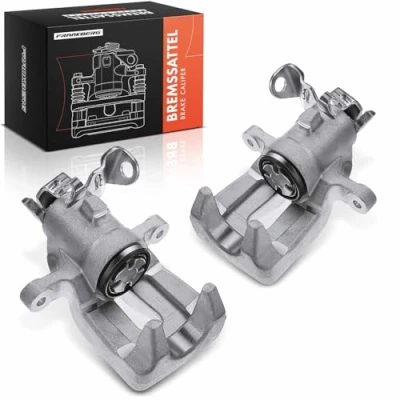 Image of Frankberg 2x Brake Caliper Rear Left Right Compatible with Clio III Grandtour 2007 2012 2005 Modus/Grand Modus 2004 2013 Replace# 7701208361