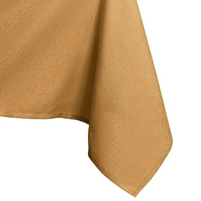 Image of AmeliaHome Empire Lotus Effect Water Repellent Tablecloth 140 x 240 cm Polyester Gold Oval