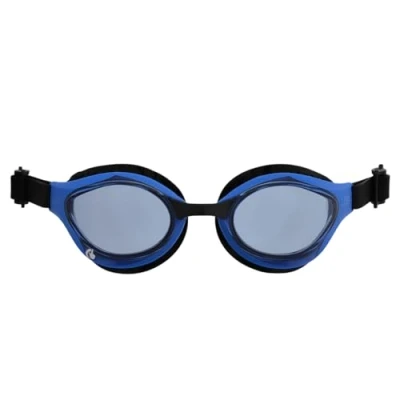 Image of arena Air Bold Swipe Unisex Adult Swim Goggles, Pool Goggles with Wide Lenses, Anti Fog Technology, UV Protection, Adjustable Strap, Seals, Blue