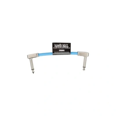 Image of Ernie Ball Flex Patch Cable 3in Blue Single
